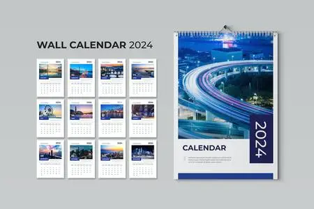 Wall Calendar 2024 4QAJELC