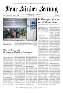 Neue Zurcher Zeitung International  - 30 December 2024