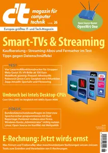 ct Magazin für Computertechnik - 15 November 2024