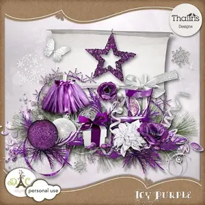 Scrap kit - Icy Purple
