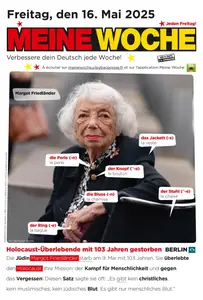 Meine Woche - 15 Mai 2025
