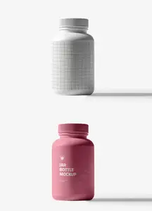 Plastic Pill Jar Bottle Mockup 1639603880