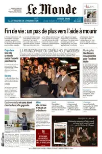 Le Monde du Vendredi 27 Février 2026
