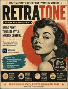 Texturelabs - Retratone v1.0.5 for Photoshop
