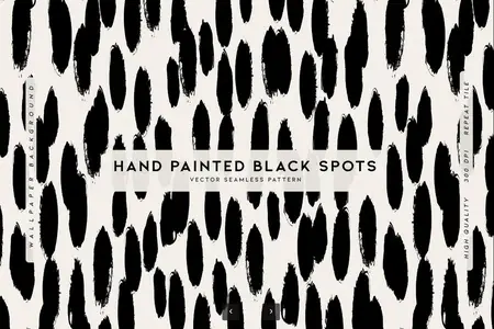 EE - Hand Painted Black Spots JME8EKB