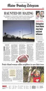 Portland Press Herald - 8 December 2024