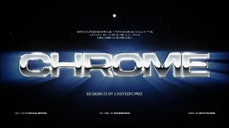 Videohive Cinematic Chrome Typography