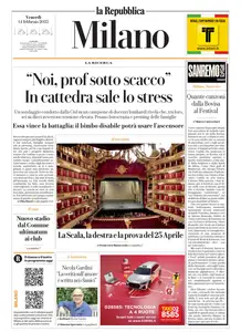 la Repubblica Milano - 14 Febbraio 2025