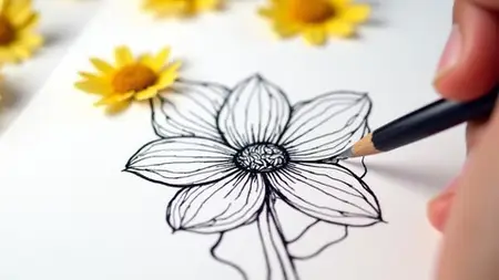 Learn To Draw Zen Flowers