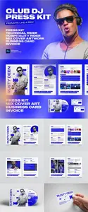 Club DJ Press Kit - PSD Templates Pack