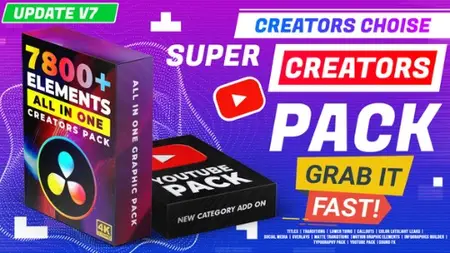 VideoHive - Super Creators Pack (7800+ Elements) - 30929735