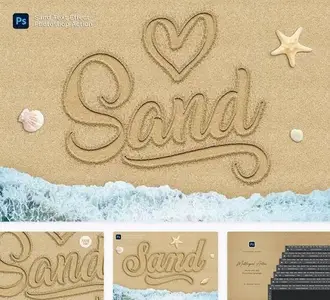 Photoshop  Sand Effect Photoshop Action SCQTR57