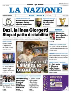 La Nazione Massa Carrara - 6 Aprile 2025