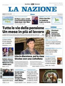 La Nazione Siena - 19 Ottobre 2025