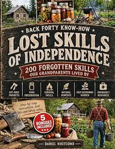 Back Forty Know-How: Lost Skills of Independence: 200 Forgotten Skills Our Grandparents Lived By, Off-Grid Projects, Food