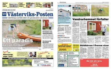 Västerviks-Posten – 08 juli 2017