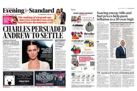 London Evening Standard – February 16, 2022