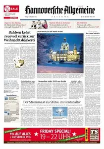 Hannoversche Allgemeine Zeitung - 14.12.2012