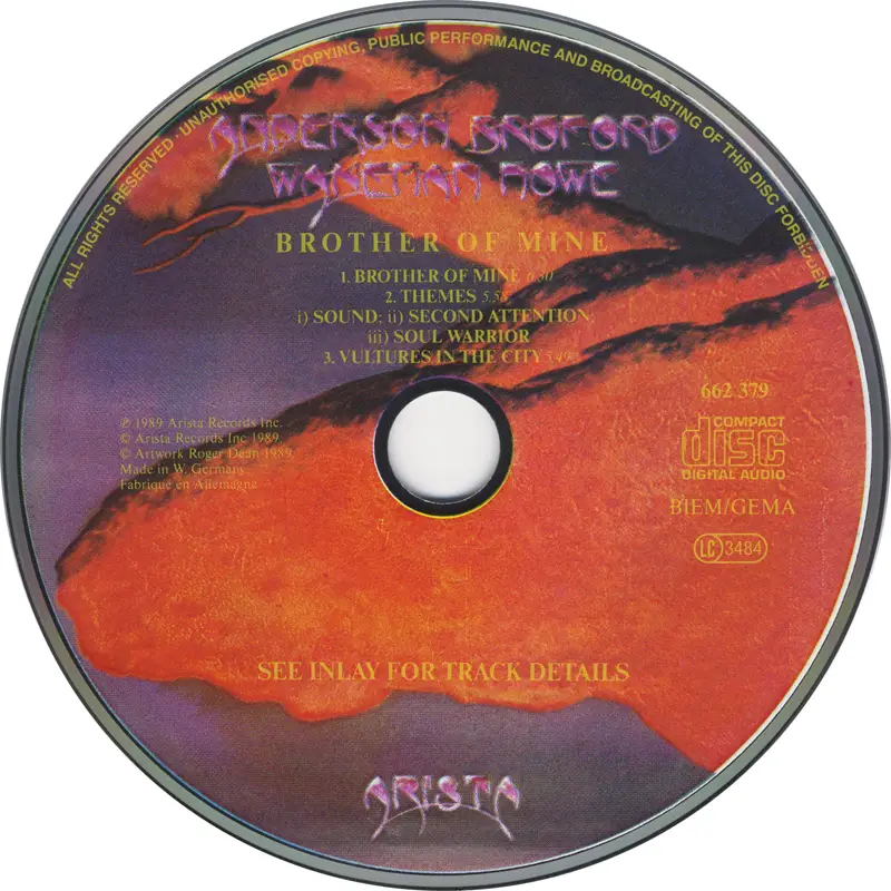 Anderson Bruford Wakeman Howe - Brother Of Mine (1989) / AvaxHome