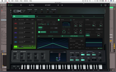 Arturia DX7 V with King Unique