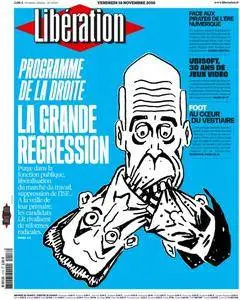 Libération du Vendredi 18 Novembre 2016