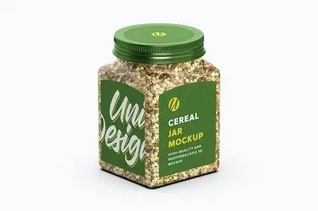 Cereal Jar Mockup