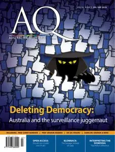 AQ: Australian Quarterly - July 2019