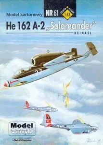 ModelCard 061 Heinkel He-162 A-2 Salamander