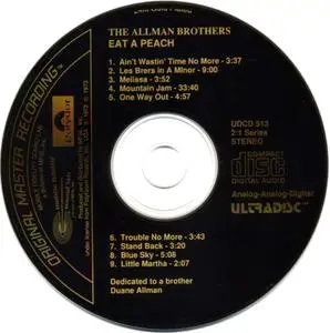 The Allman Brothers Band - Eat A Peach (1972) [MFSL UDCD 513]