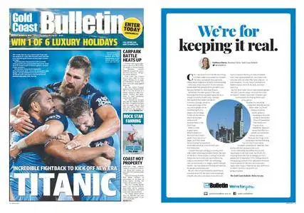 The Gold Coast Bulletin – March 12, 2018