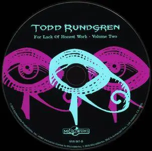 Todd Rundgren - For Lack Of Honest Work (2010) {3 Disc Box Micro Werks MW 061}