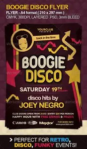 GraphicRiver Boogie Disco Flyer
