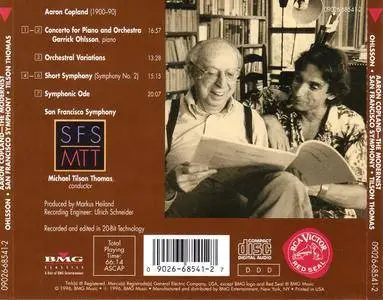Michael Tilson Thomas, San Francisco Symphony, Garrick Ohlsson - Aaron Copland The Modernist (1996)