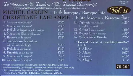 Weiss - The London Manuscript Vol.11 of 12