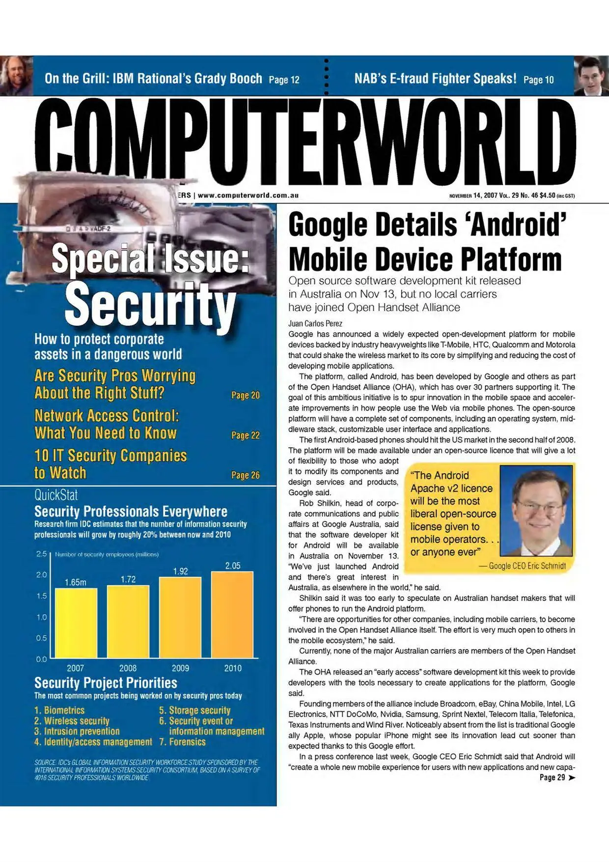 COMPUTER W0RLD 14th November 2007