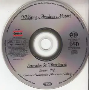 Camerata Salzburg, Sandor Vegh - Mozart: Serenades and Divertimenti (2003)
