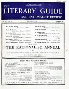 New Humanist - The Literary Guide, December 1946