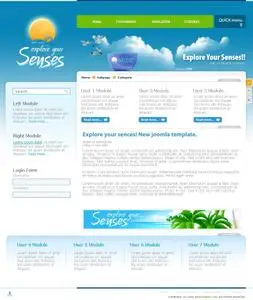Joomla Template - Senses