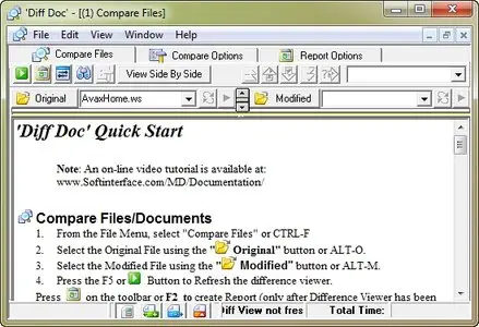 SoftInterface Diff Doc Professional 6.65