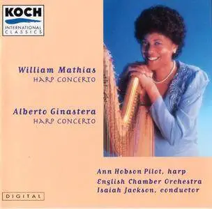 Ann Hobson Pilot, English CO, Isaiah Jackson - William Mathias & Alberto Ginastera: Harp Concertos (1994)