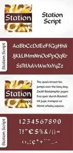 Station Script Font