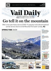 Vail Daily – April 15, 2022