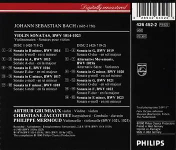 Arthur Grumiaux - Bach: Violin Sonatas 1014-1023 (1990)