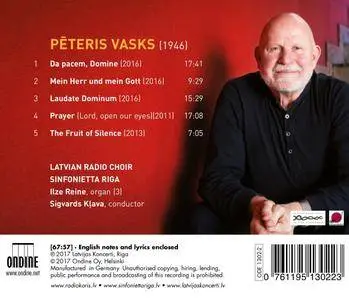 Latvian Radio Choir, Sinfonietta Rīga & Sigvards Klava - Vasks: Laudate Dominum (2017)