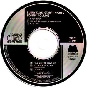 Sonny Rollins - Sunny Days, Starry Nights (1984) {Japan 1st Press}