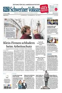 Schweriner Volkszeitung Zeitung für die Landeshauptstadt - 01. November 2018