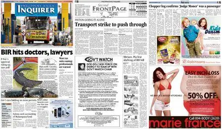 Philippine Daily Inquirer – September 16, 2011