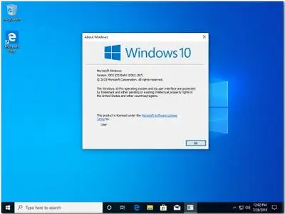 Windows 10 version 1903 Build 18362.267