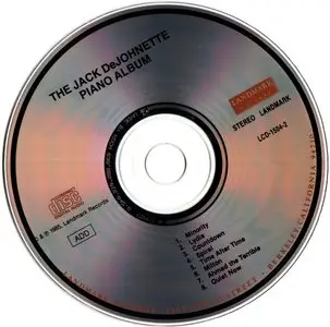 Jack DeJohnette - Piano Album (1985) {LCD-1504-2}