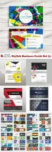 Vectors - Stylish Business Cards Set 31